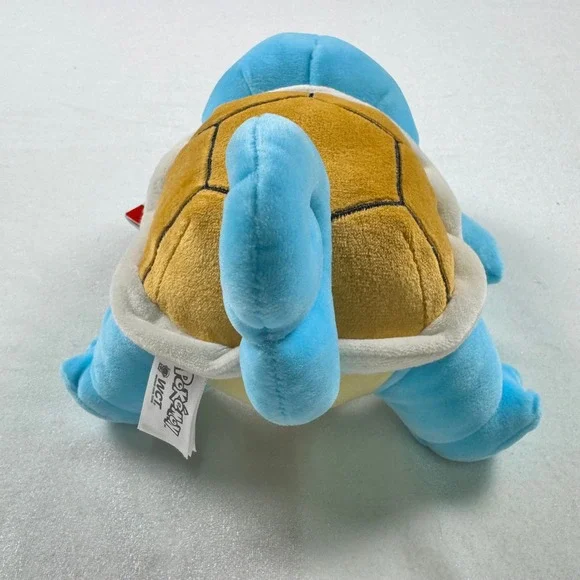 Pokemon Squirtle Plush WCT Wicked Cool Toys Blue Sleeping Stuffed Animal NWT - Picture 3 of 8
